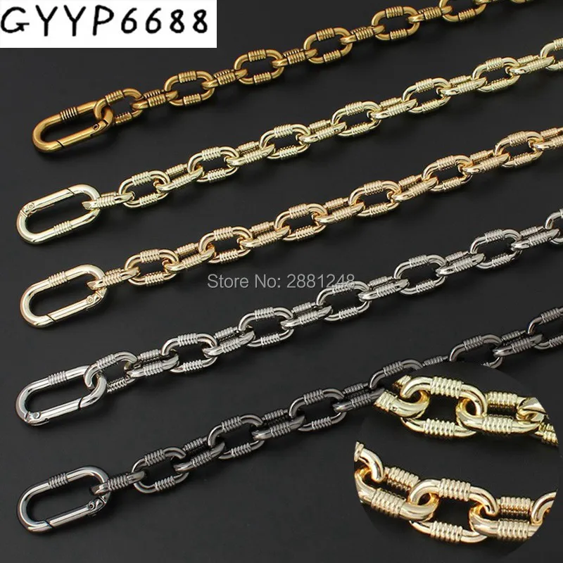 5 colors  NEW All-match zinc alloy thread chain bags strap bag parts easy matching DIY handles Accessory Factory Plating