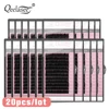 Qeelasee 20pcs/lot 0.03 mink volume eyelash extension false individual eyelashes premium mink cilia lashes makeup eyelashes 1