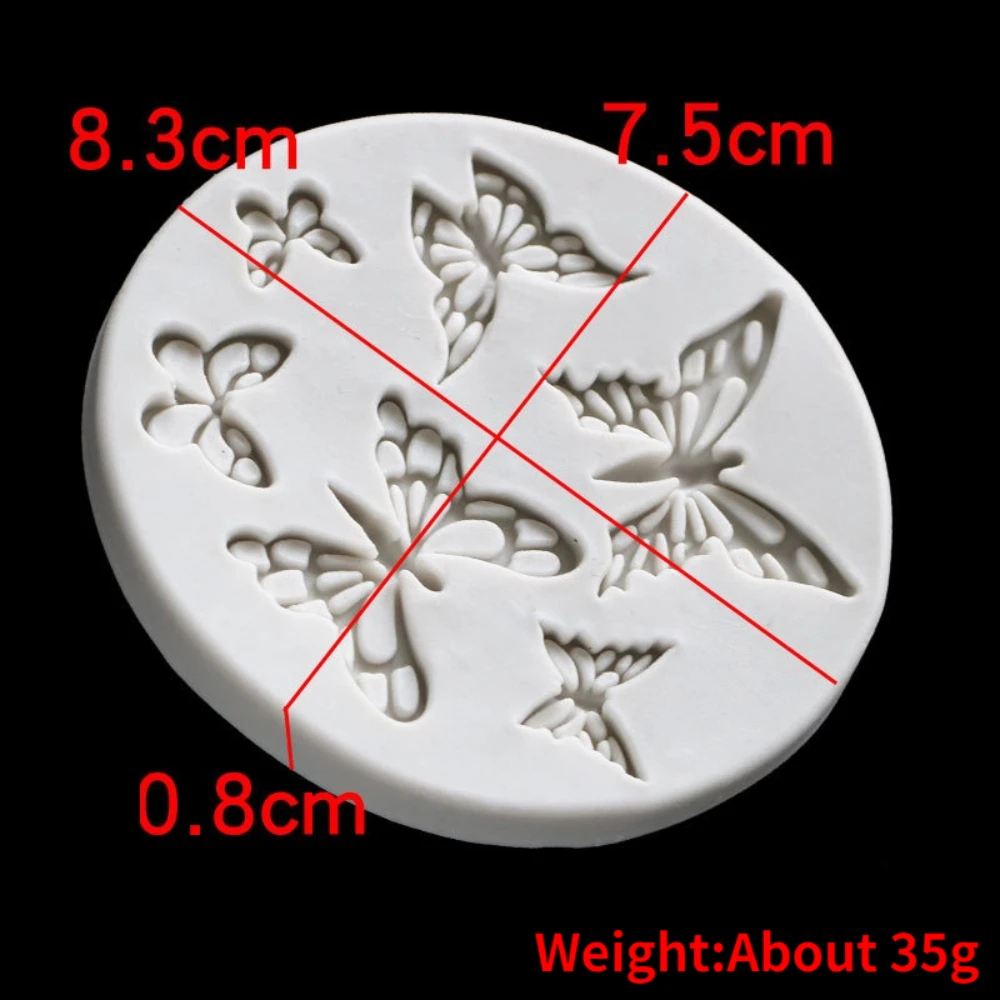 Description Picture 3 of itemMermaid Starfish Baked Silicone Mold DIY Fondant Cake Decorating Accessories Seahorse Liquid Silicone Mold Butterfly Baking Tool