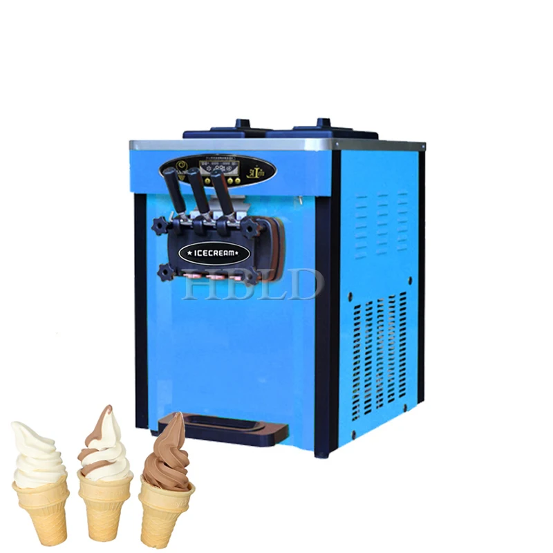 

Wholesale Commercial Soft Ice Cream Machine Desktop Frozen Yogurt Ice Sundae Machine