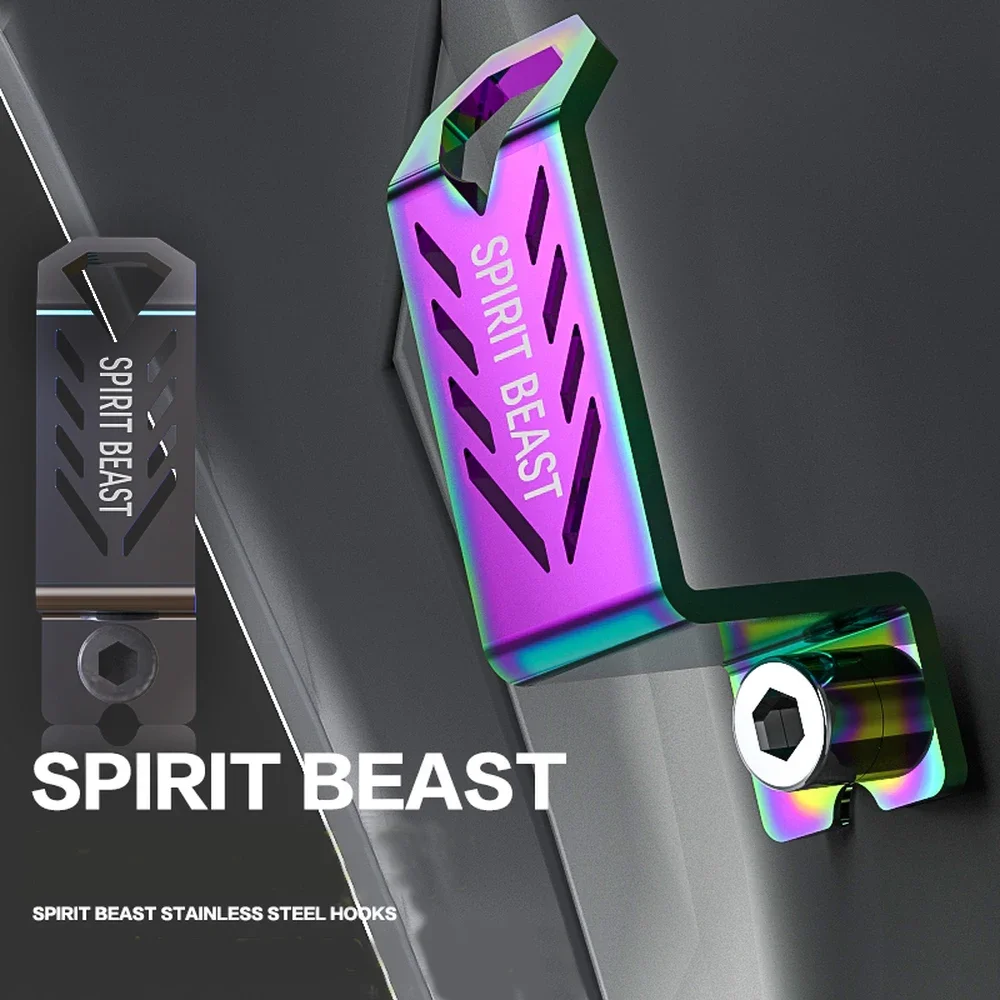 

Spirit Beast Motorcycle Hook Luggage Helmet Motorbike Scooter Accessories Universal Gadgets Offroad Atv Strap Hanger Holder