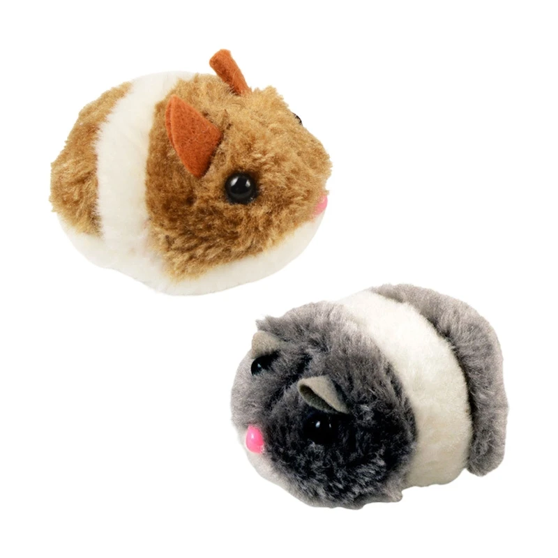 

270F игрушка, мышь для котят, Интерактивная мышь, игрушки для домашних кошек, движущийся плюшевый хомяк