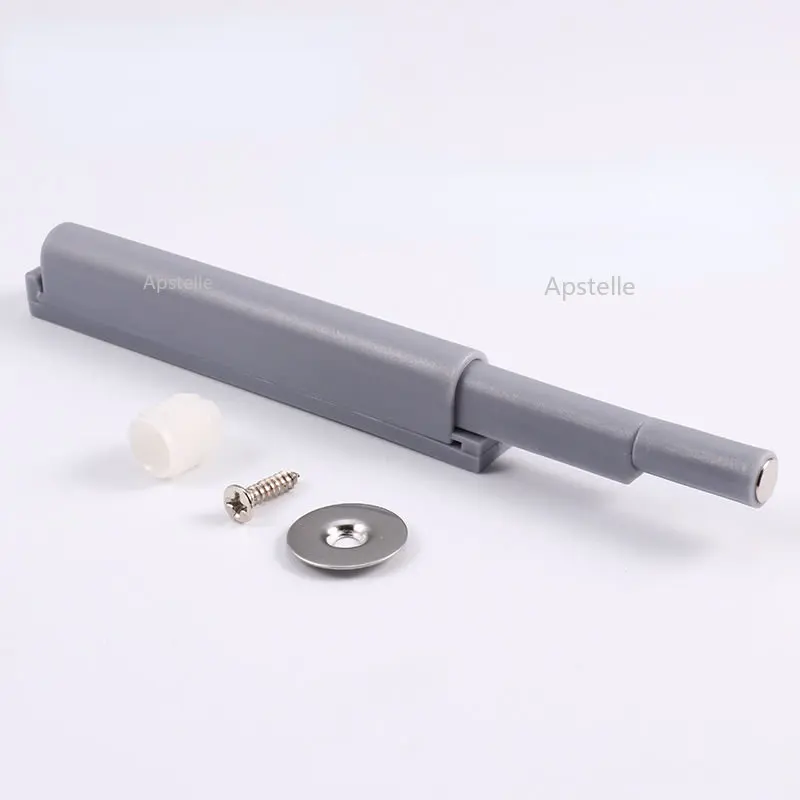 Cabinet Door Rebounder Press Type Handle Free Press Type Wardrobe Door Spring Pusher Touch Bead Touch Magnetic Self Spring