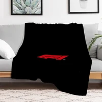 F1 Formula LOGO blanket Lightweight Flannel Throw for Sofa, Bed, Travel, Camping, Livingroom, blankets for bed 1