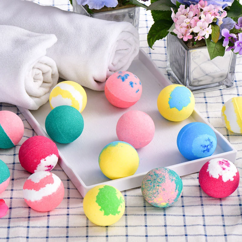 64g Organic Bath Natural Mini Handmade Bathing Foot Spa Bomb Rich