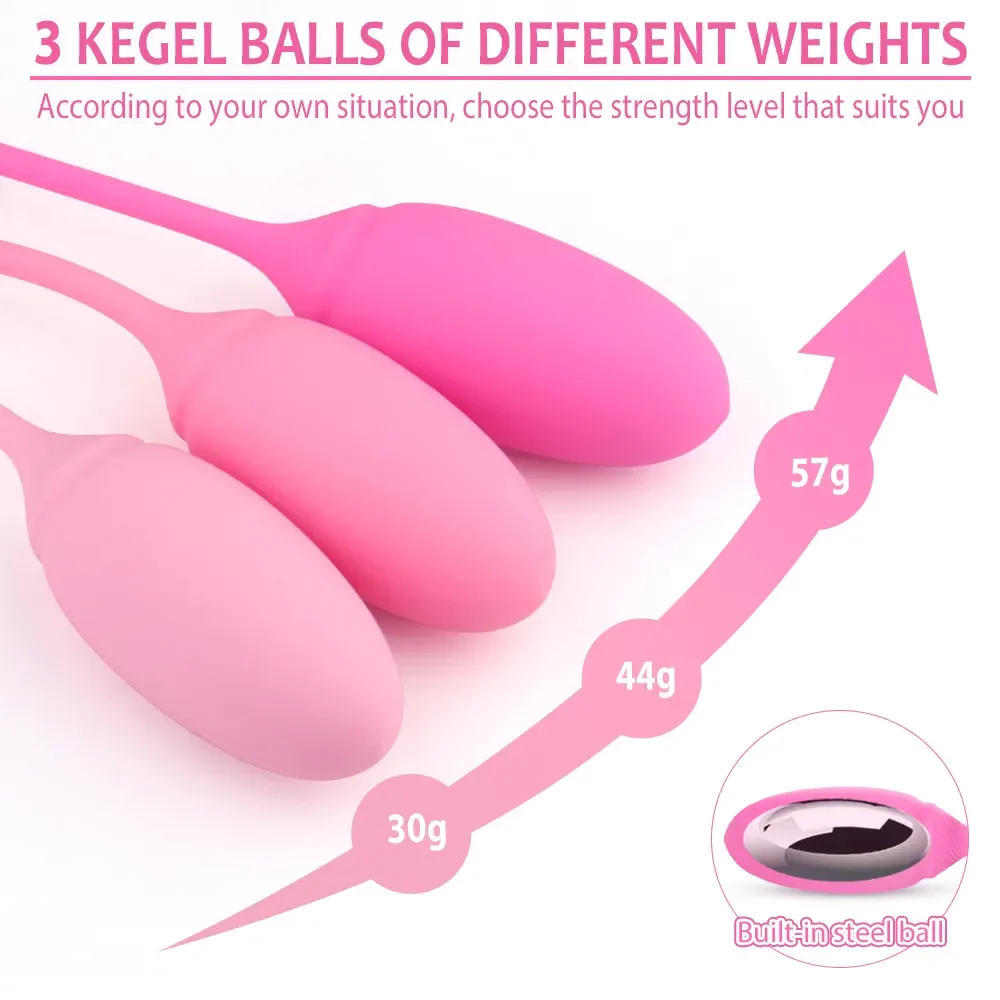 Kegel Weight Exercises Smart Love Balls Three in One chinese Balls for Wowen Bagina Ball