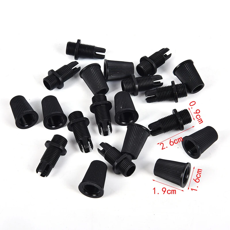 10pcs M10 Plastic Cable Strain Relief Electric Wire Cable Clamps Male Thread Cord Grips Lamp Cord Fastening Lighting Accessories diy lighting accessories cable strain reliefs