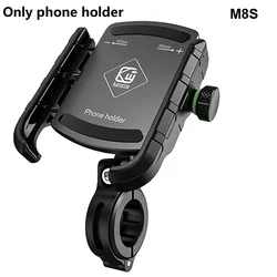 Motorcycle Wireless Charging Phone Holder with USB - C 3.0 PD Quick Charge (M8S Without Charger)