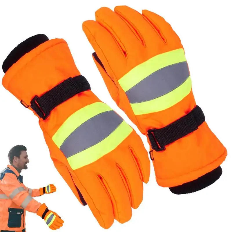 Winter Work Gloves For Men Heavy Duty Mechanic Gloves With Grip Waterproof  Anti Vibration Safety Gloves Flexible Yard Work - AliExpress