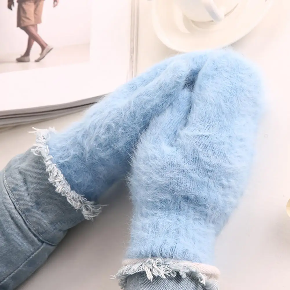 

1 Pair Nice-looking Ladies Mittens Cozy Comfortable Girls Mittens Winter Thermal Female Gloves