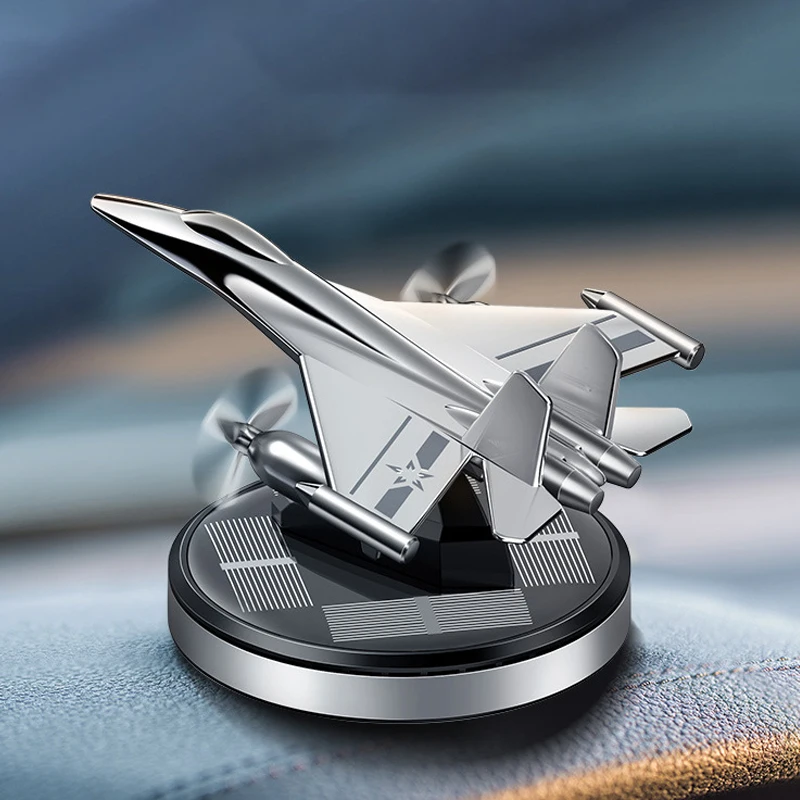 Solar Shark Fighter Aircraft Voiture Aromathérapie Parfum Avion Rotation  Automatique Lumière Parfum Déodorant Durable Créatif Cadeau D'anniversaire  Po