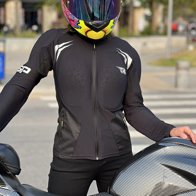 Motorcycle armor clothing summer cycling clothing men's and women's drop-resistant motorcycle airflow riding protection H-5