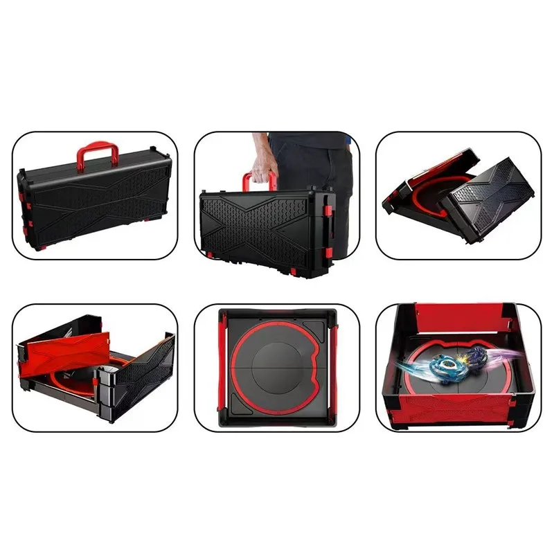 Flame Brand Fold Stadium for BX UX CX Spinning Tops Toys Gift