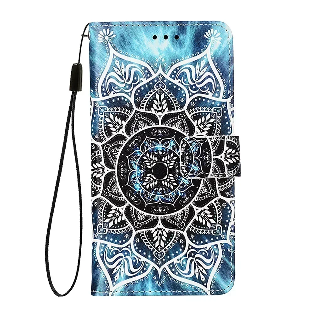 Colorful PU Leather Flip Wallet Phone Case with Card Holder