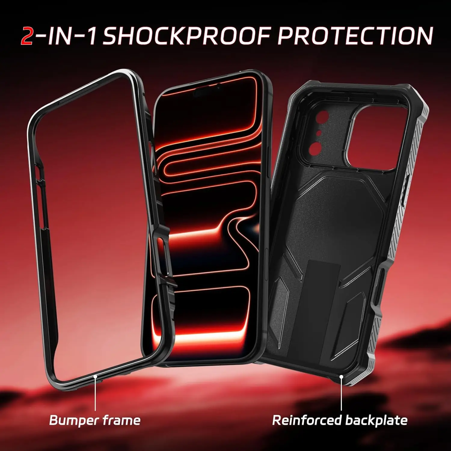 Magnetic Military Grade Shockproof Protective Phone Case