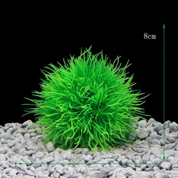 Artificial Aquarium Grass Decor - Underwater Decorative Landscape Plant Ornament (CPO66 Green)