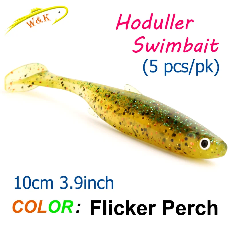 Zander Snook 10cm Swimbait: Freshwater Paddle Tail Soft Bait in New Color
