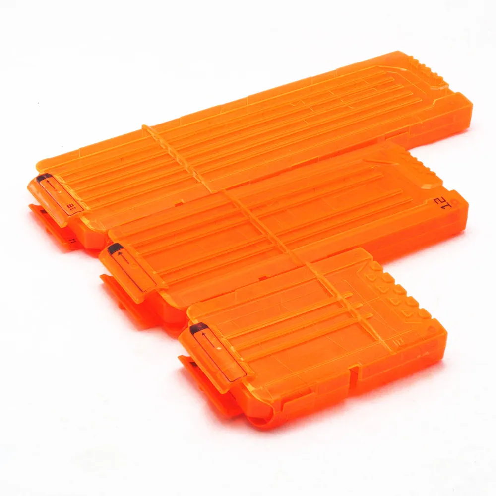 3Pack Curved Magazine Quick Reload Clip Orange With 30pcs Dart Refill Soft  Bullets For Nerf Toy Guns N-Strike Elite Series - AliExpress