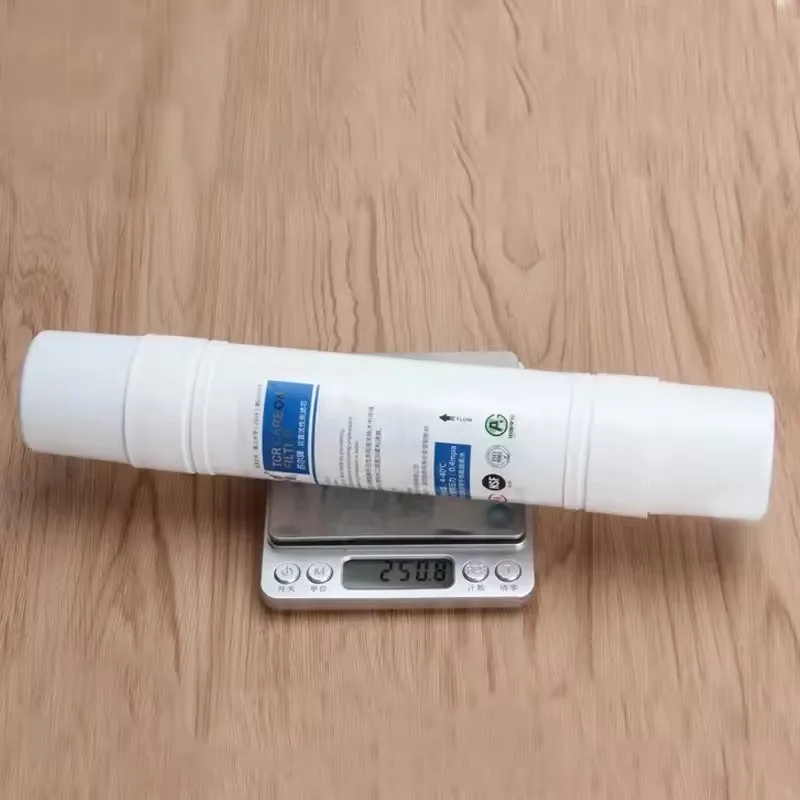 T33 Quick Conne t INLINE COCONUT Carbon Post WATER FILTER Cartridge With 2 fitting Water Purifier REVERSE OSMOSIS