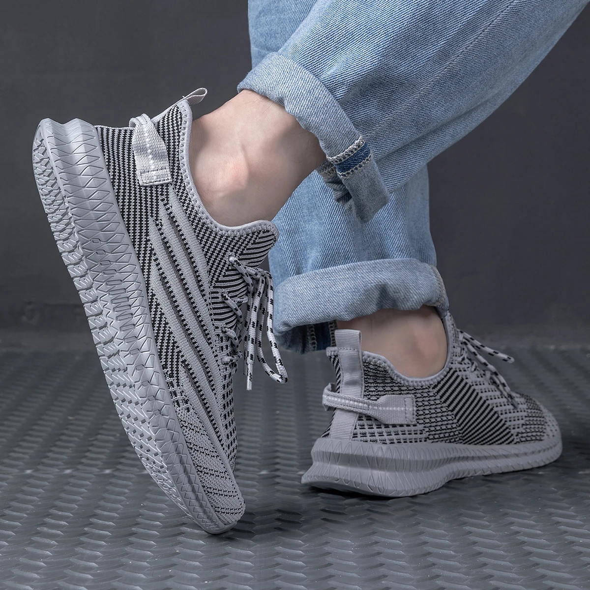 2023 Mesh Men casual shoes Summer Breathable Sneakers Comfortable Lightweight Walking Footwear Male Running Sport Shoes 6