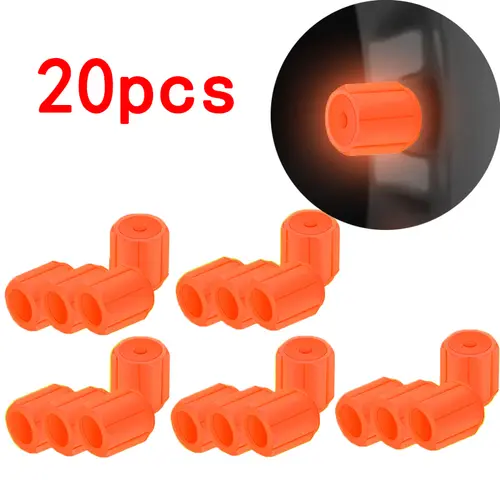 Luminous Tire Valve Caps 6 Colors Car Motorcycle Glowing Valve Cover Car Tire Wheel Hub Styling Tool Auto Accessories 4/8/20pcs - Image 18