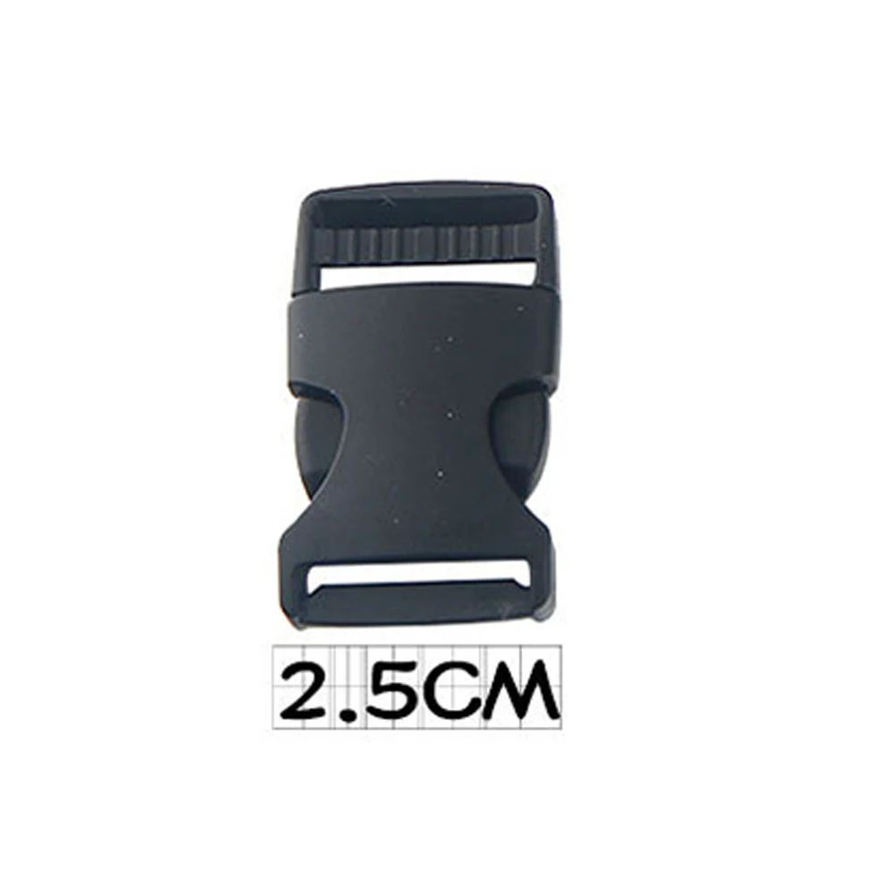 Lot De 4 Boucles En Plastique, Double Boucle Réglable De 2,5 Cm Pour Sangle De Sac à Dos, Boucles à Dégagement Latéral Rapide Pour Sangle En Nylon