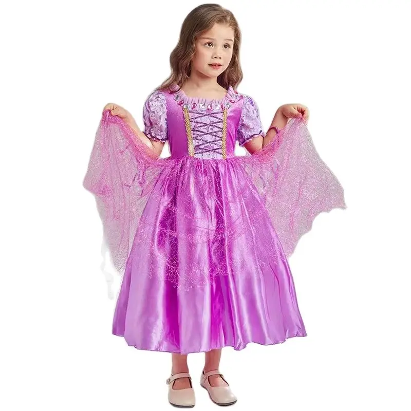 

Girls Sofia Dress Children Halloween Birthday Party Princess Costumes Summer Sophia Puff Sleeve Fluffy Ball Gown Outfits for Kid