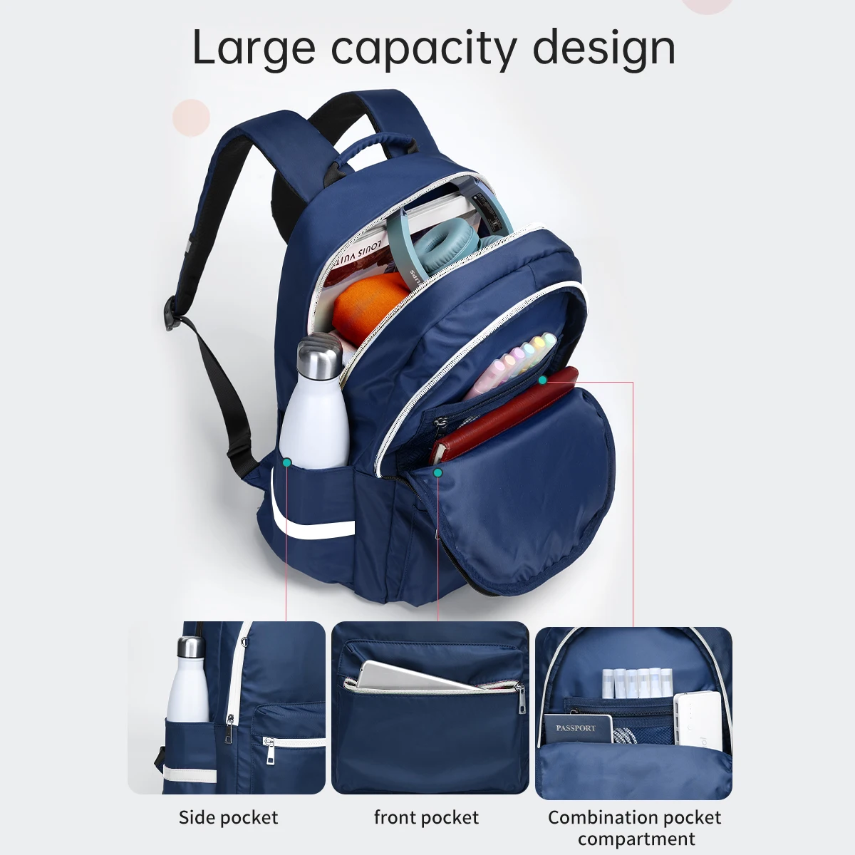 Tigernu Women's Schoolbag 15.6inch Backpacks For Women College Travel Backpacks For Girls Female Backpack Bags For School Bags 4