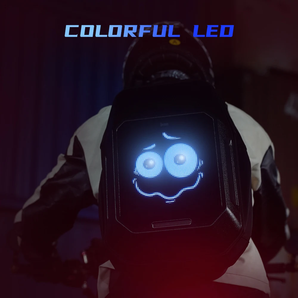 Cyberbag Led Backpack Motorcycle Riding Pixel Advertising Backpack Display Scree