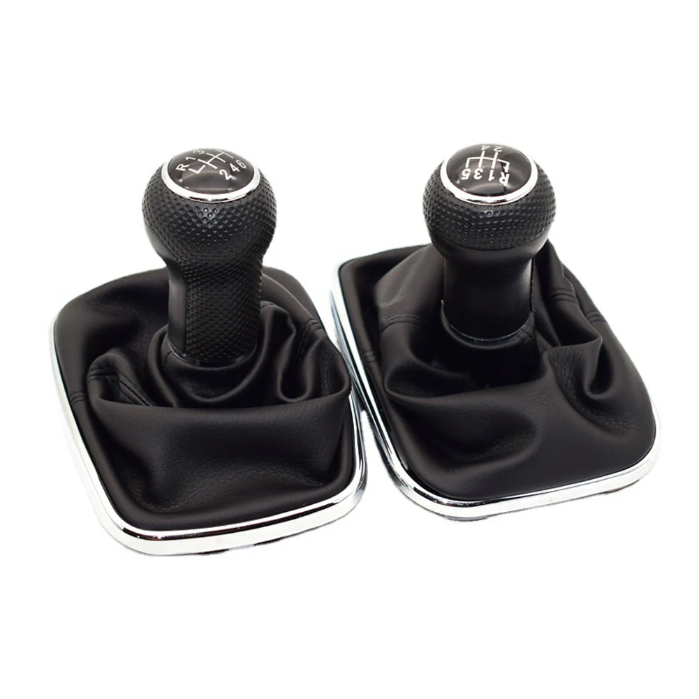 Dustproof PU Leather Car Gear Shift Collar for VW Golf