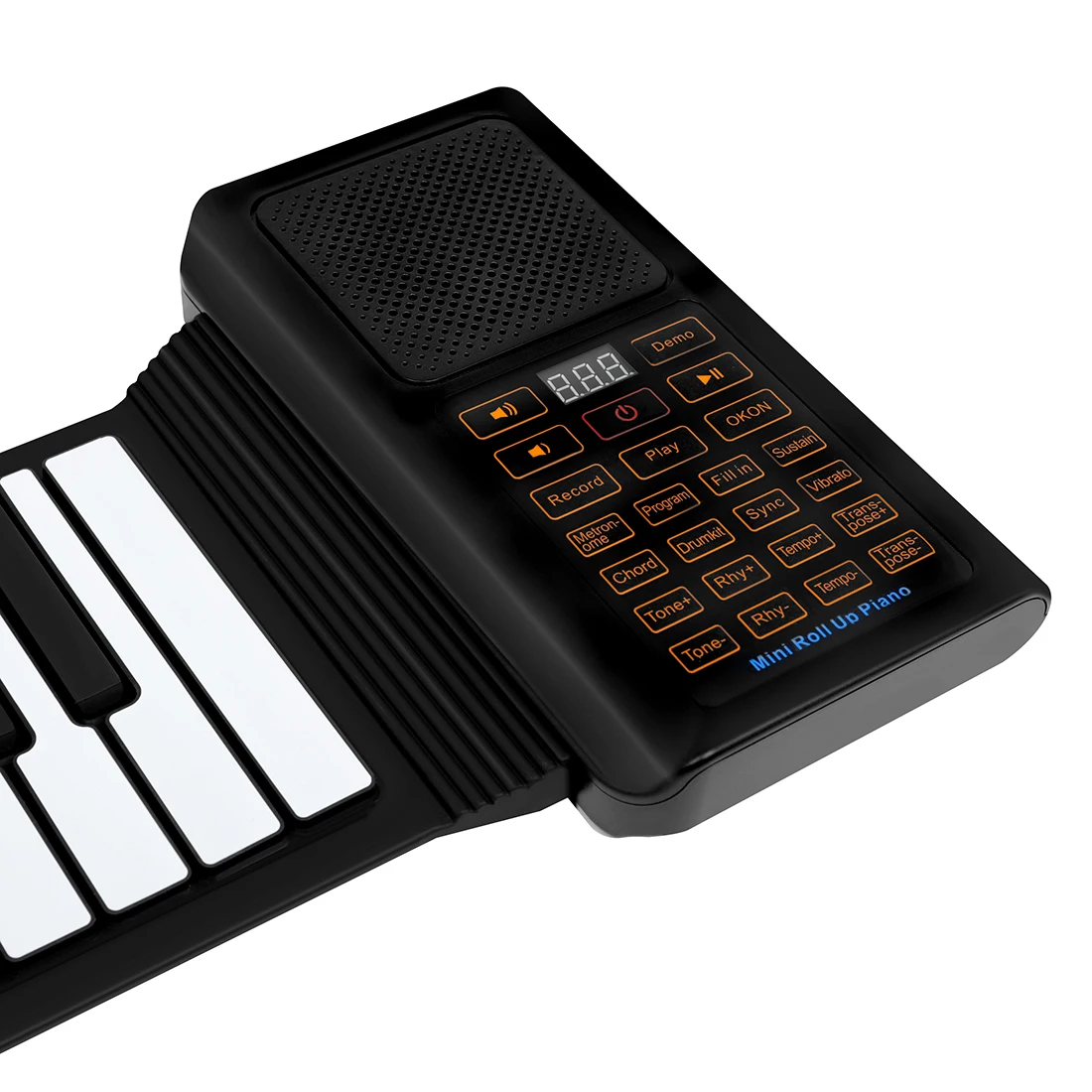 Electronic Musical Instrument Midi Control Keyboard EP-15 Portable Foldable Hand Roll Up Piano 61 Keys