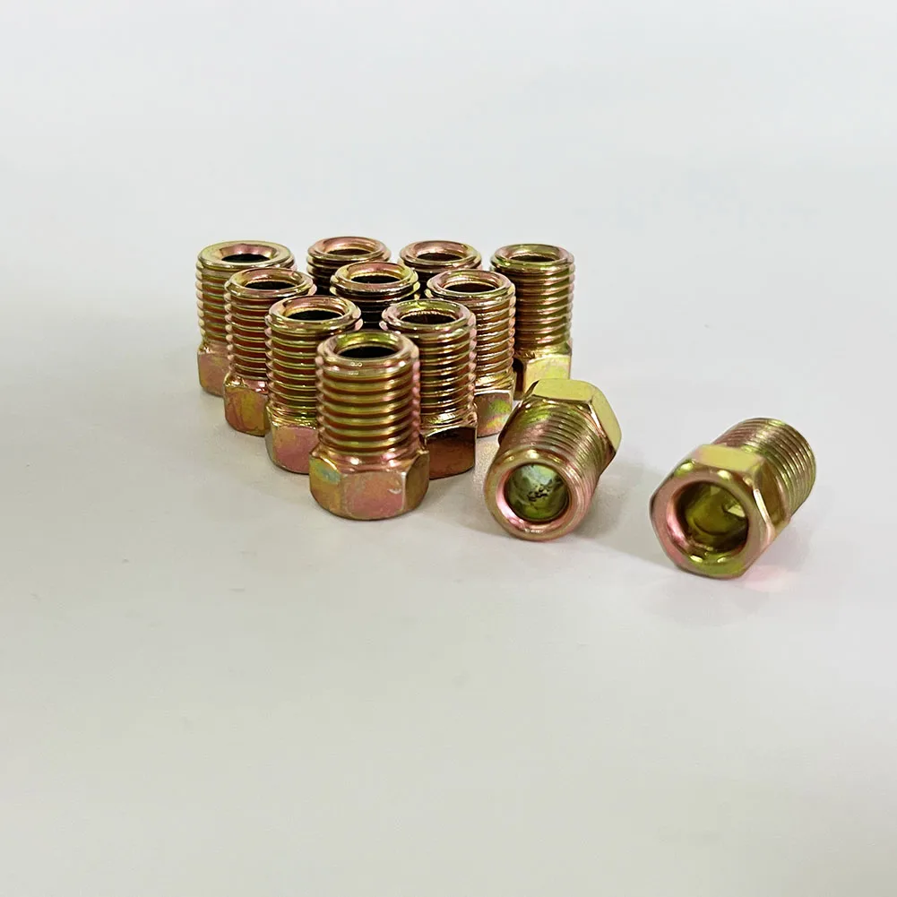 Brake Line Fittings Assortment For 3/16" and 1/4" Tube Fitting Kit Nuts