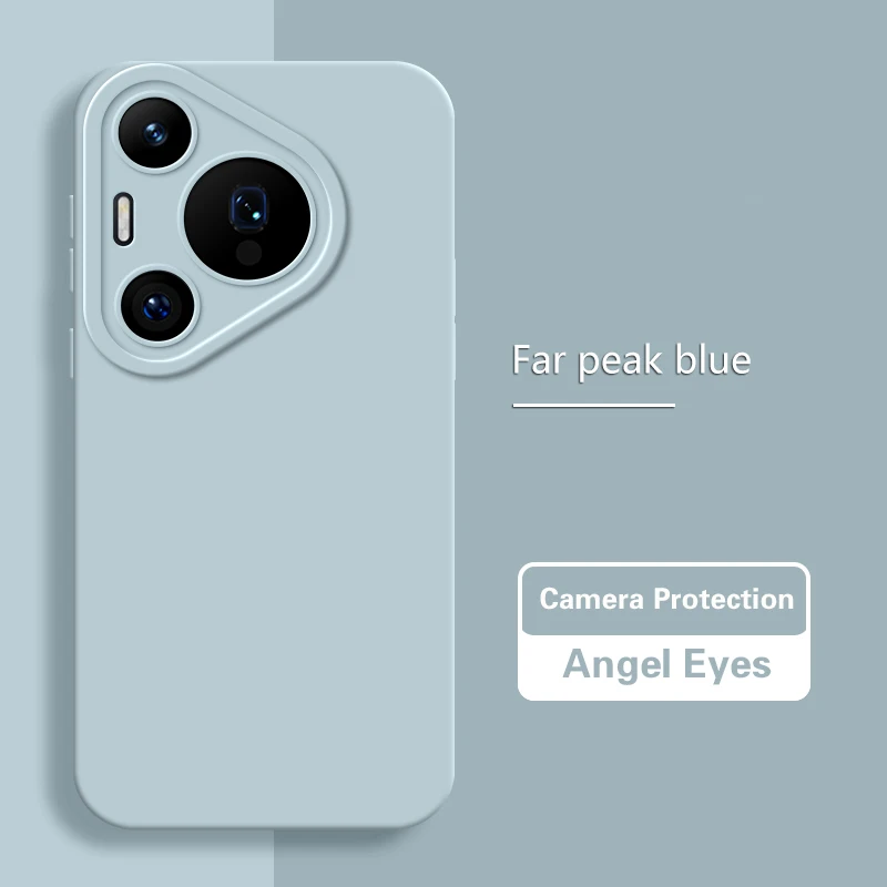 Sleek Soft Matte Silicone Case with Lens Protection – Square Design Back Cover