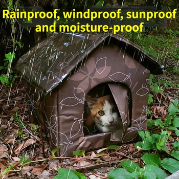 Waterproof Outdoor Pet Tent – Warm Rescue Kennel 1