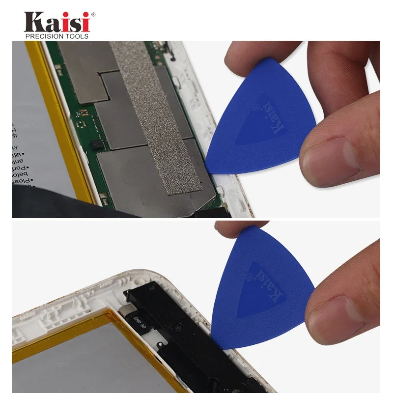 Kaisi 5Pcs 0.75mm Ultra-Thin Hard Plastic Scraper Mobile Phones Pry Opening Kits for IPad Tablets Teardown Repair Hand Tools Set