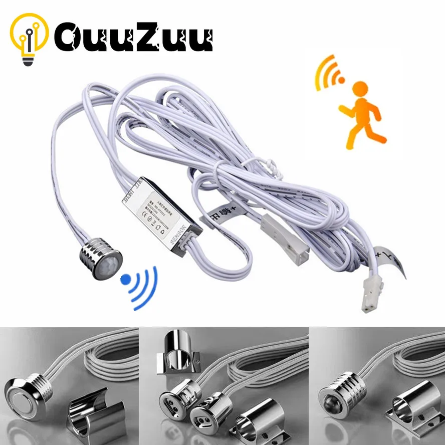 Shenxay 12V/24V IR Handwellen-Sensorschalter 5A, Infrarotsensor, Wellenaktor, Automatikbetrieb