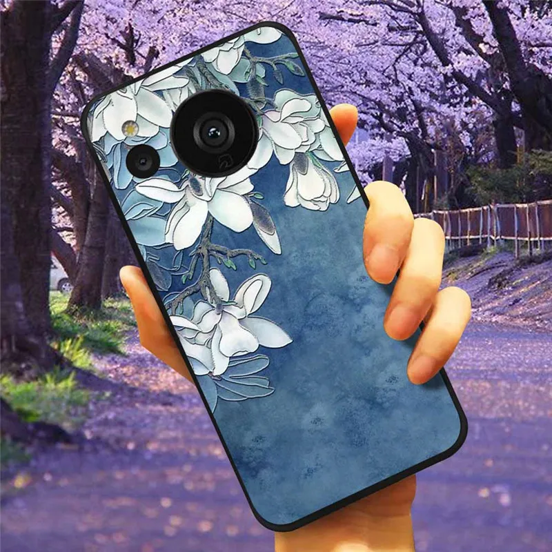 3D Relief Cartoon Silicone Back Cover - Embossed Soft Case