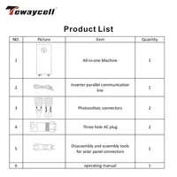 Système d'énergie solaire Tewaycell New ALL in one 16KWh Powerwall 51.2V 314AH batterie LiFePO4 avec onduleur 5KW intégré, livraison DDP. 4
