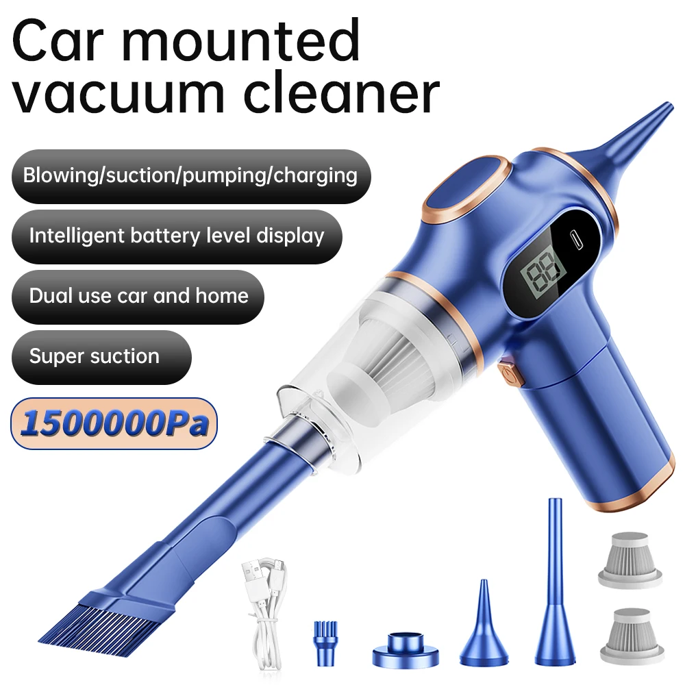 290000Pa Car Vacuum Cleaner 5in1 Wireless Vacuum Cleaner Handheld Pump For Car Office Home Appliances