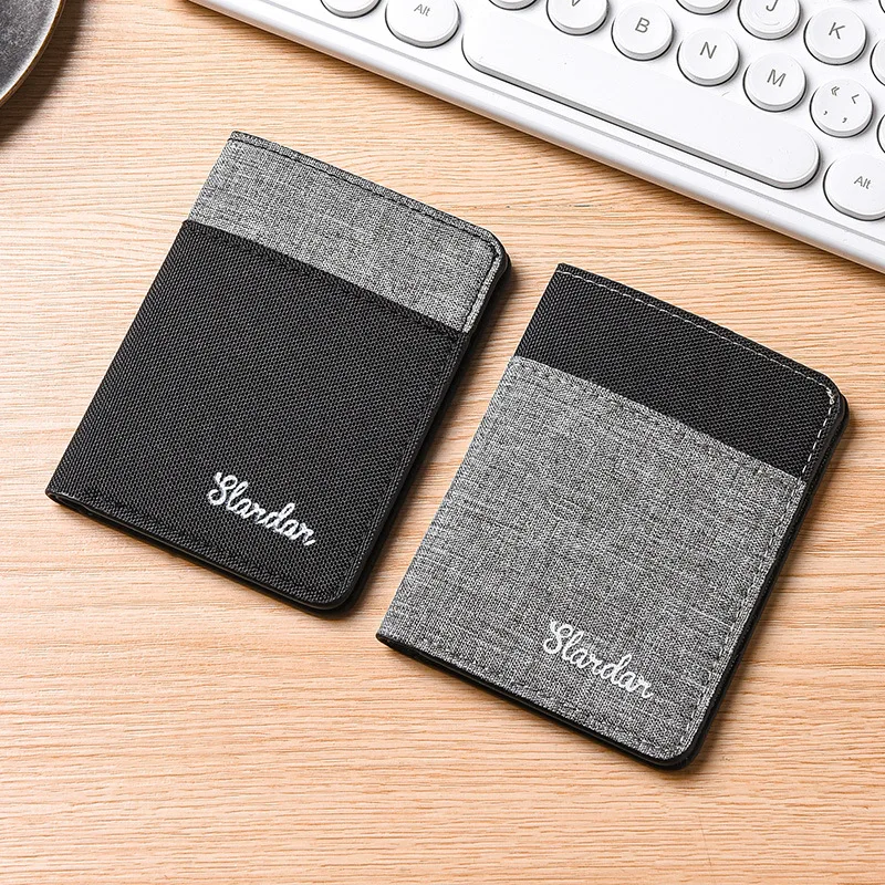 Men's ultra-thin anti demagnetization wallet, card bag, driver's license 2-in-1 college student 2025 new model