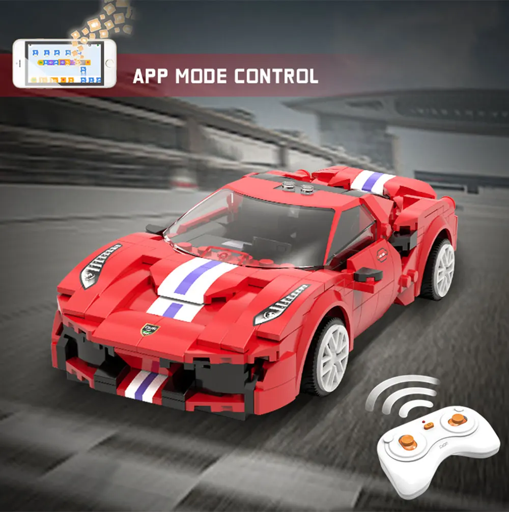 Cada Remote Control Car Blocks 308pcs Stem Building Toys Racing Sports Car  Model Moc Bricks Build Your Own Rc Car Kit Kids Gifts - Technic/electronic  Blocks - AliExpress