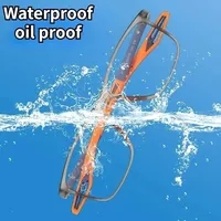 Fashion TR90 Reading Glasses for Men Spring Leg Sports Presbyopia Glasses Anti Blue Light Glasses +100 ~+400 3