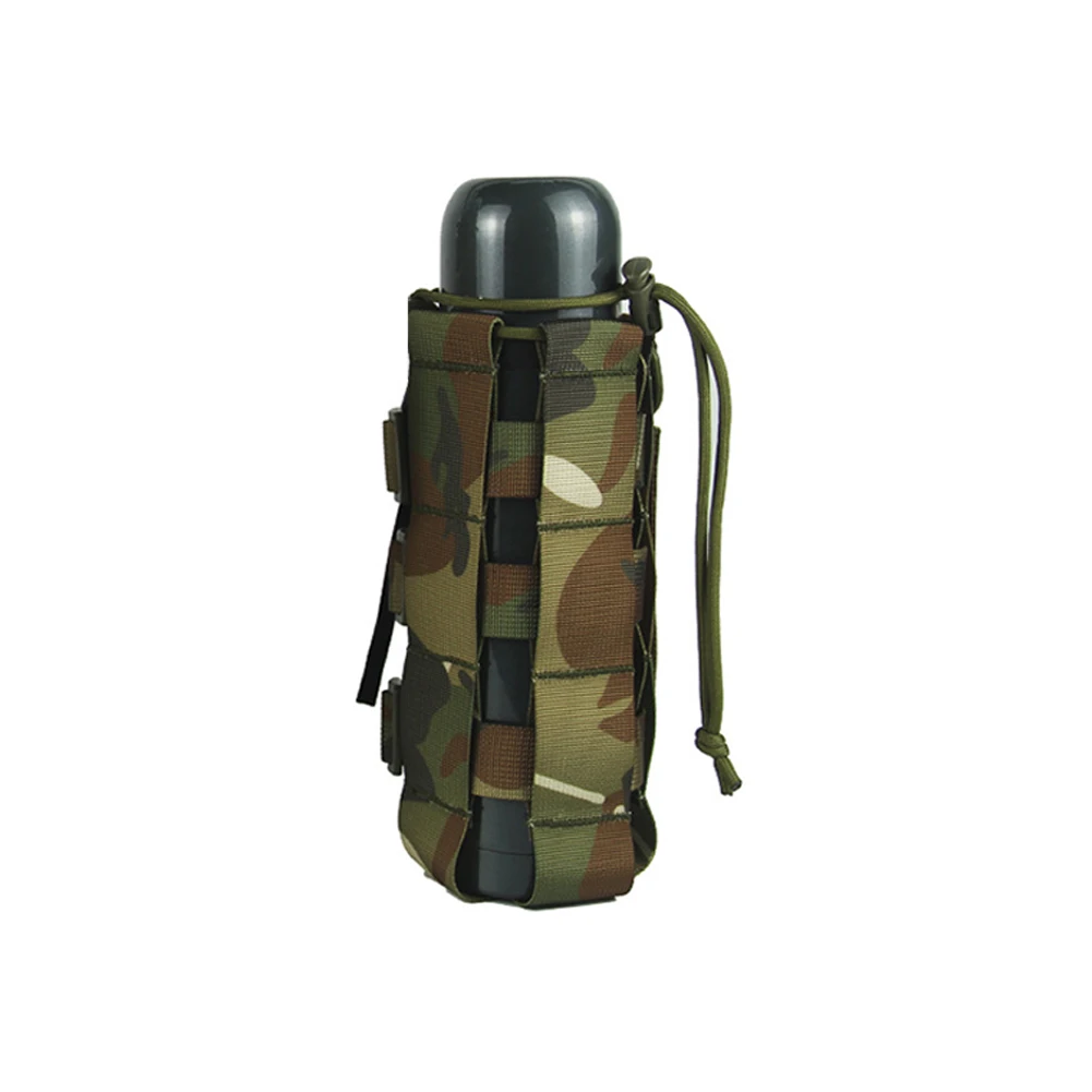 Tactical Molle Water Bottle Bag Pouch Holder Outdoor Travel Camping Hiking Cycling Fishing Hunting Water Bottle Kettle Carrier