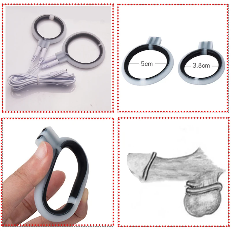 Electro Nipple Clamps Cockring Electro Anal Butt Plug Electric Penis Ring Plug Stimulation Sextoys