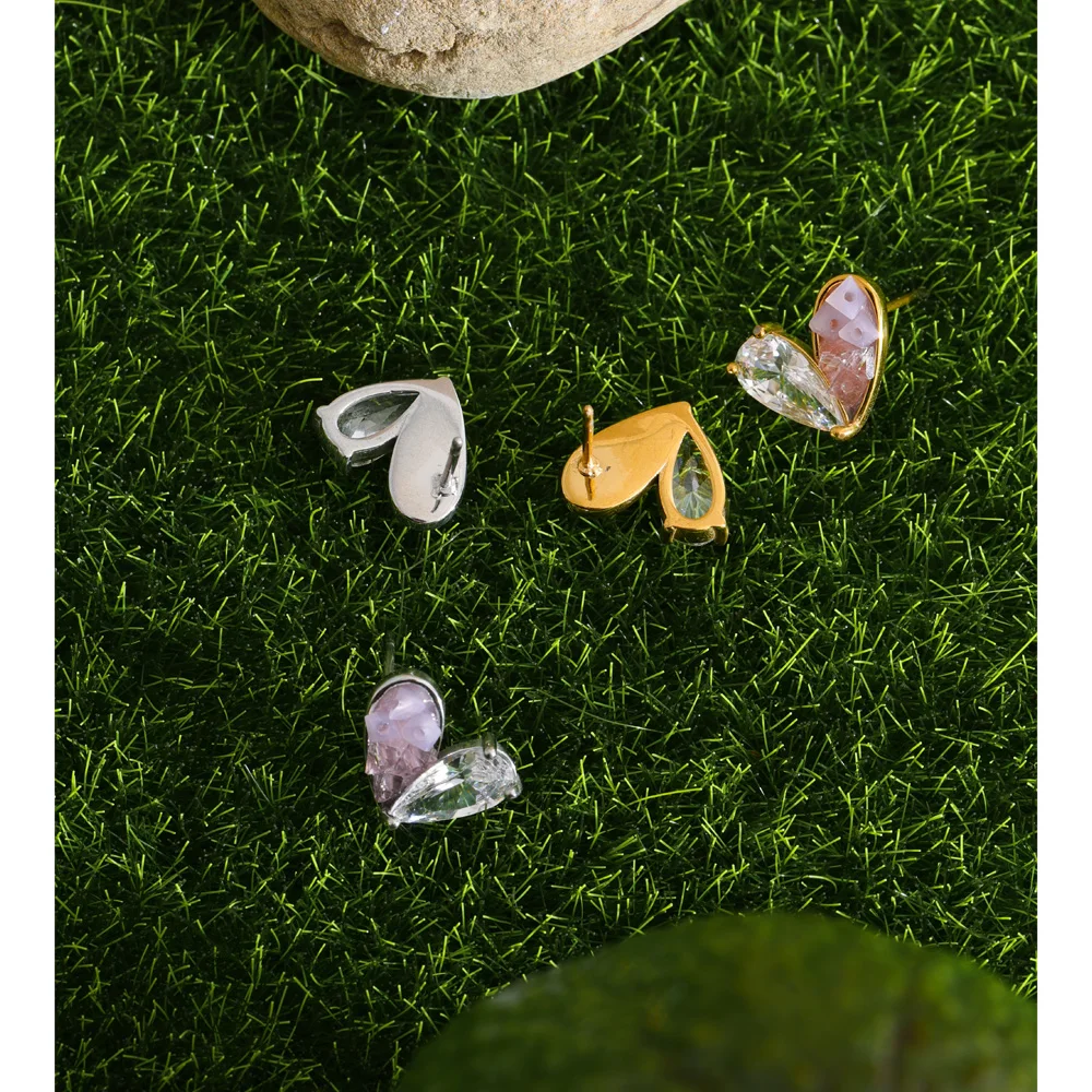 Yhpup Stud Earrings Women Waterproof