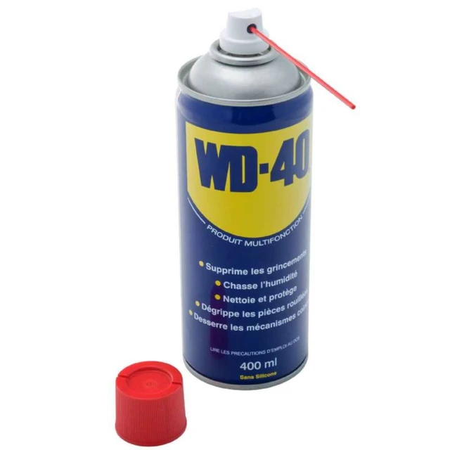 Aérosol WD40. 500 ml. Nettoyant, dégrippant, lubrifiant. Protège