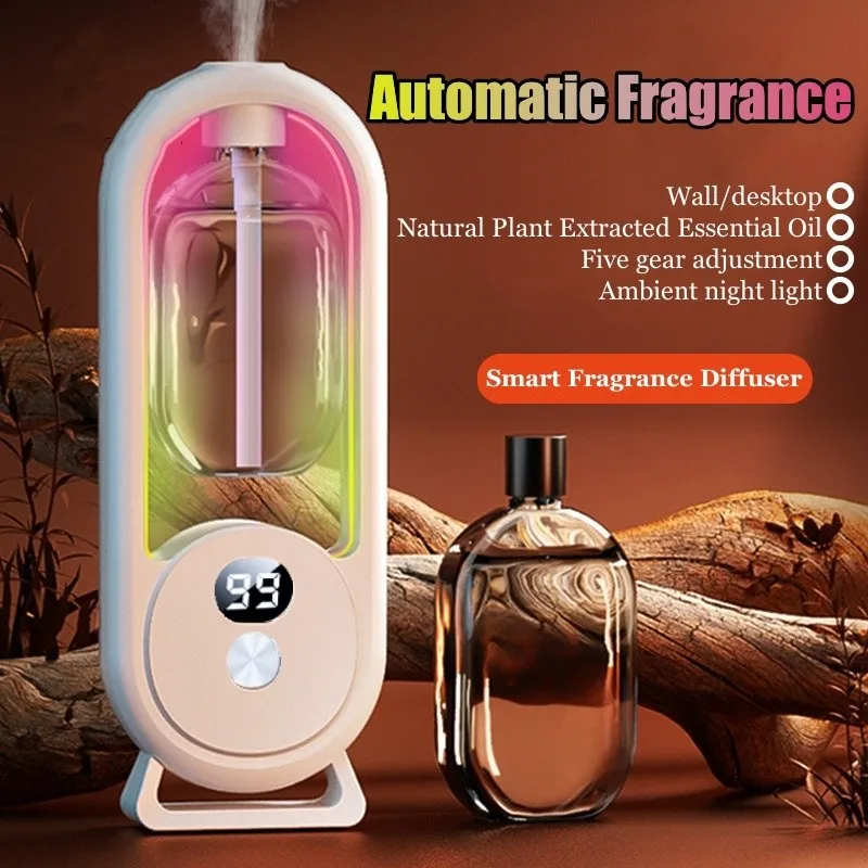 

350ML Air Humidifier Ultrasonic Mini Aromatherapy Diffuser Portable Sprayer USB Essential Oil Atomizer LED Lamp for Home Car