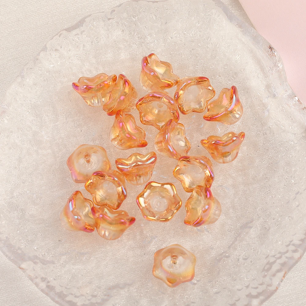 Cordial Design 7*11MM 500pcs DIY Crystal Beads/Flower Shape/Hand Made/Aurora Effect/Glass Beads/Jewelry Findings & Components - cordial