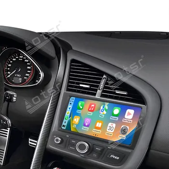 Car Accessories 8 Inch CarPlay QLED Car Radio Android 13 For Audi R8 2007-2015 GPS Navigation Stereo Head Unit Multimedia Player