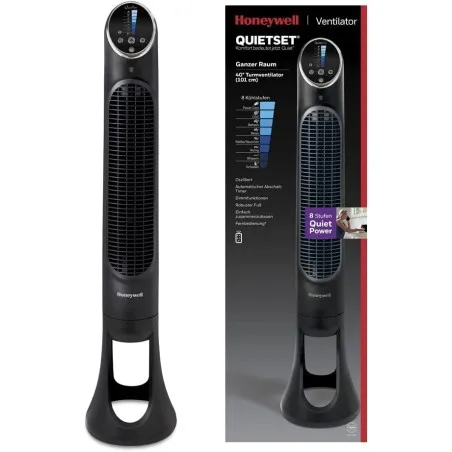 Honeywell Quietset Tower Fan 31w (remote Control) Black Hyf290e4 - Ceiling  Fan - AliExpress